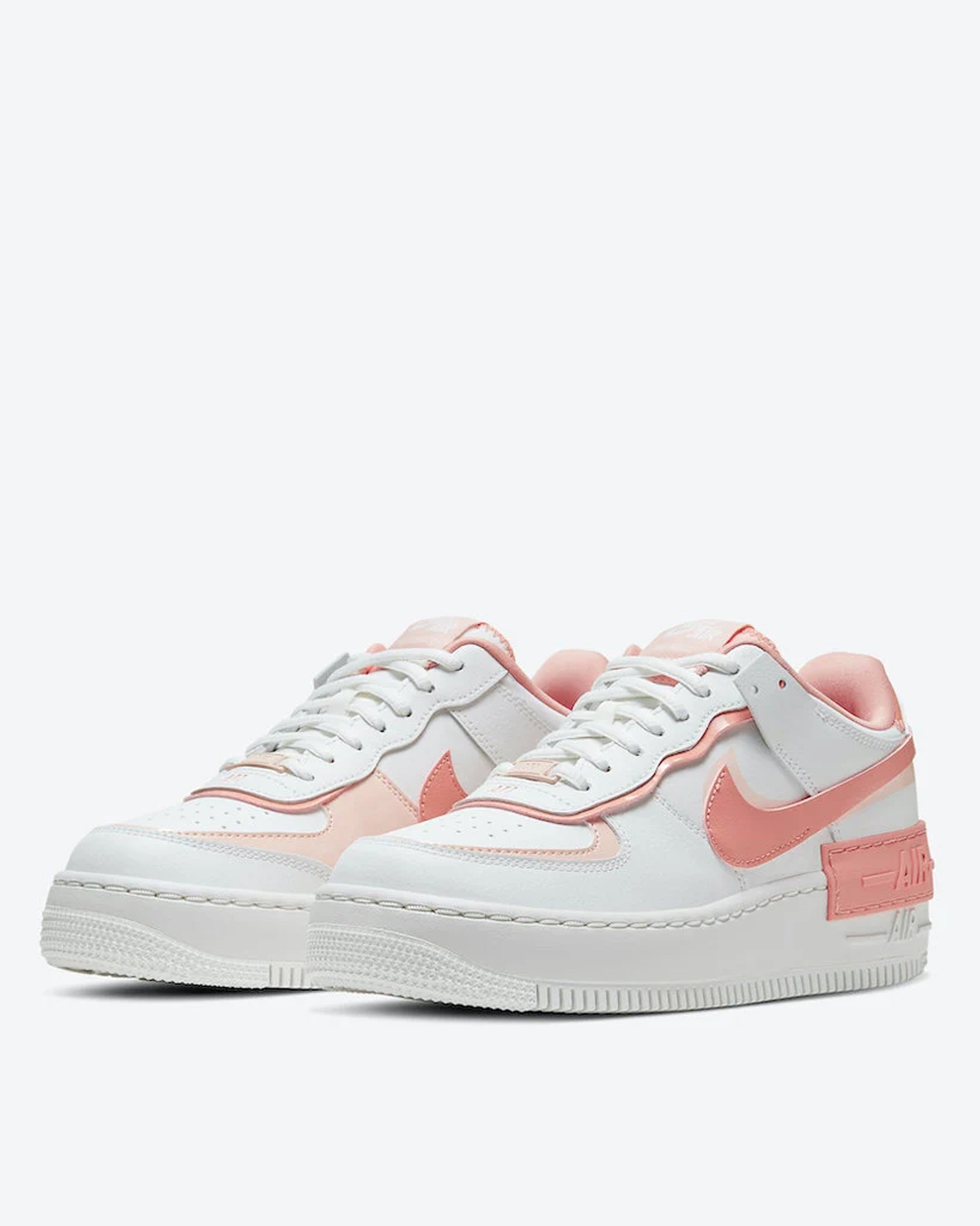 Nike Air Force 1 Shadow in White and Pink