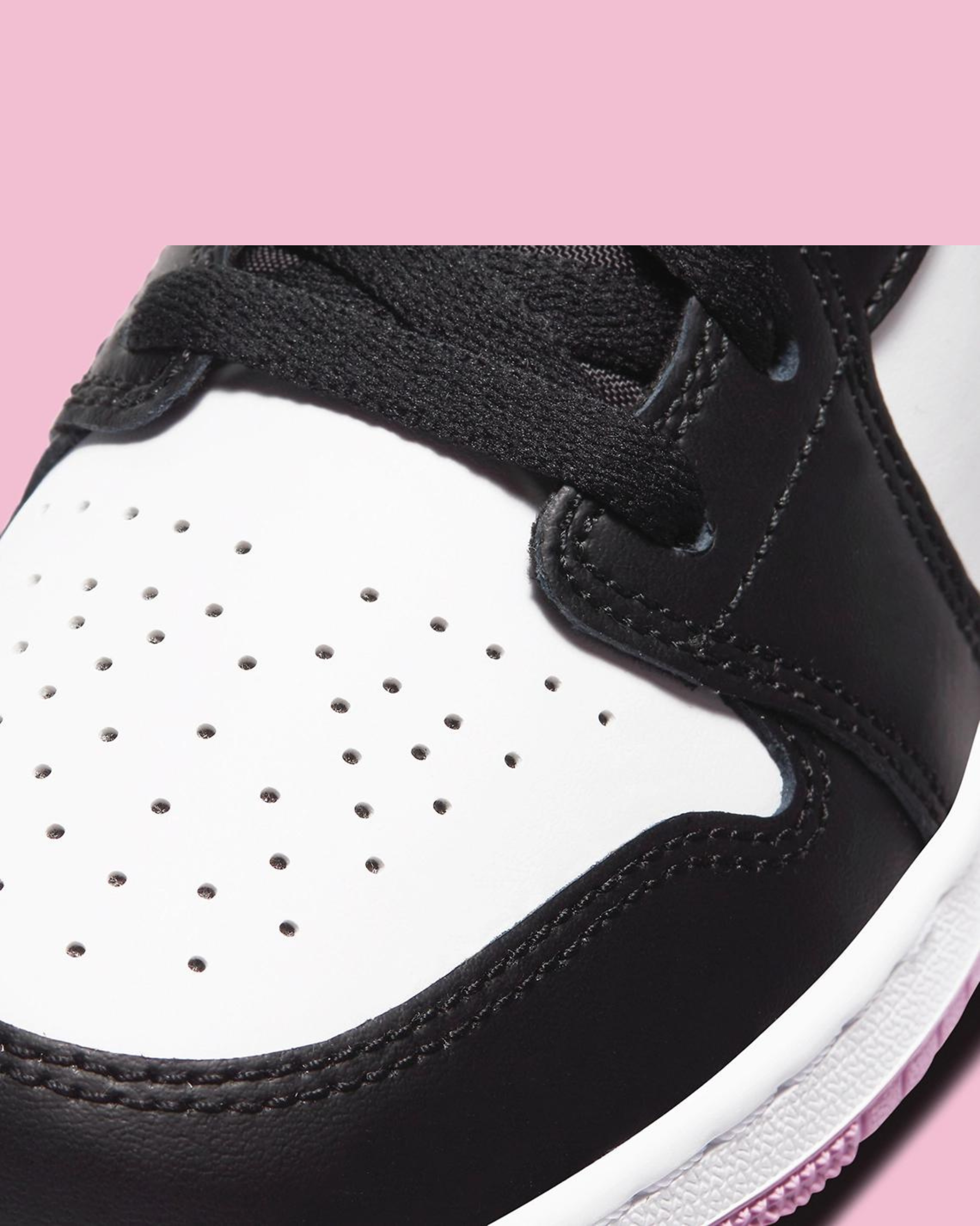 Air Jordan 1 Mid '' black and pink ''